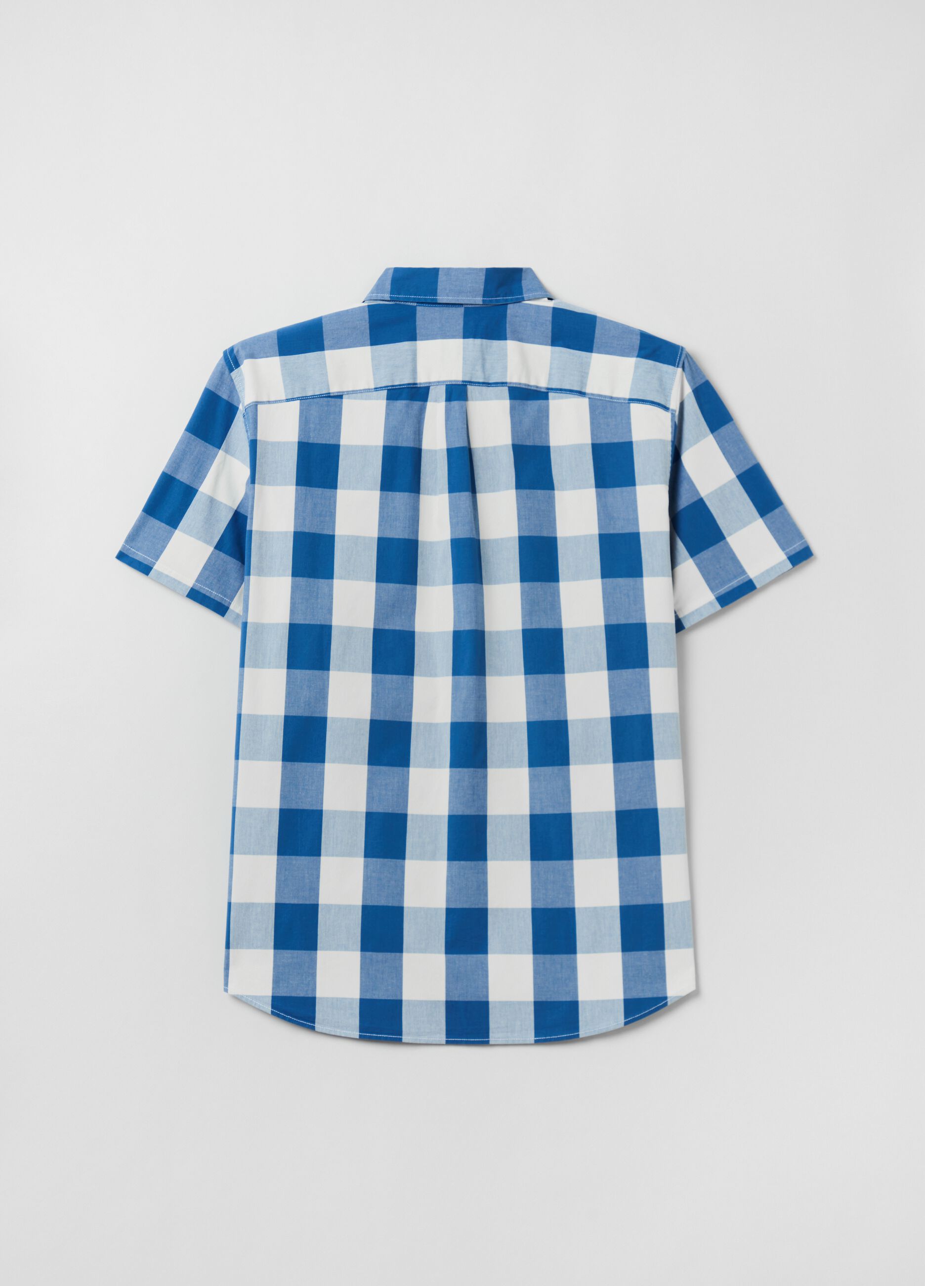Poplin shirt with short sleeves_2