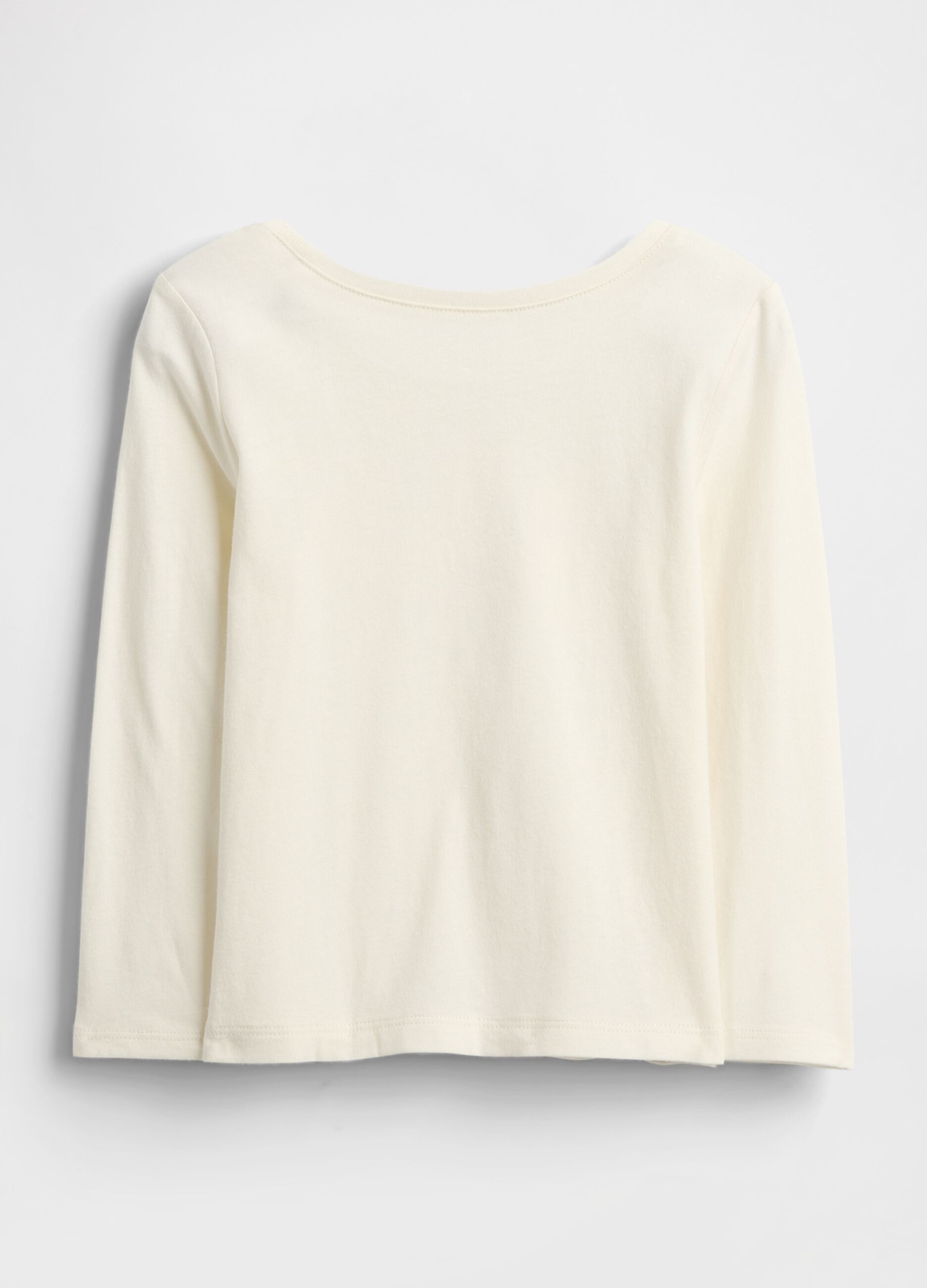 White Long Sleeve Cotton Top_1