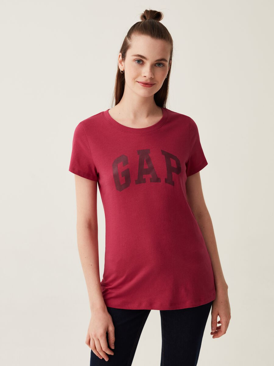 Bipack t-shirt in cotone con stampa logo Donna_1