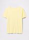 Yellow T-shirt in 100% cotton_3