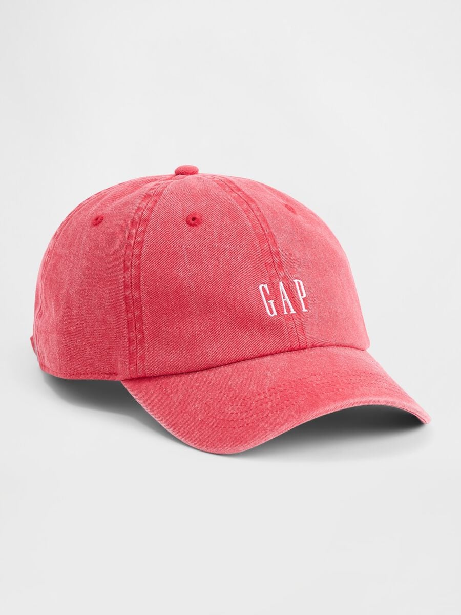 Cappello baseball in puro cotone con logo GAP Uomo_0