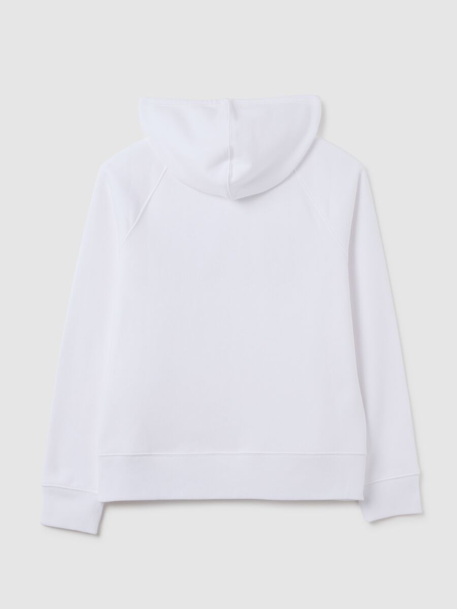 Full-zip con cappuccio ricamo logo Donna_3