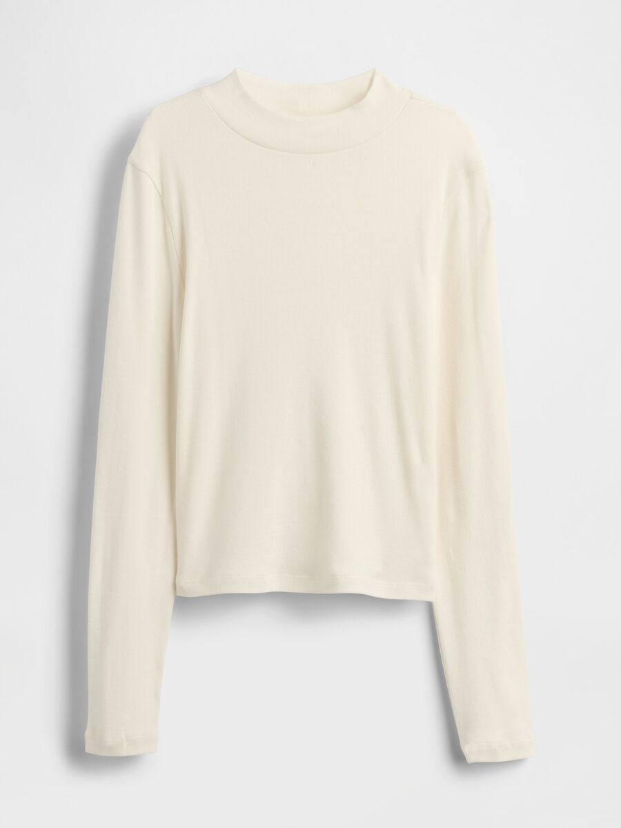 White Long-Sleeve Cotton Shirt Girl_2