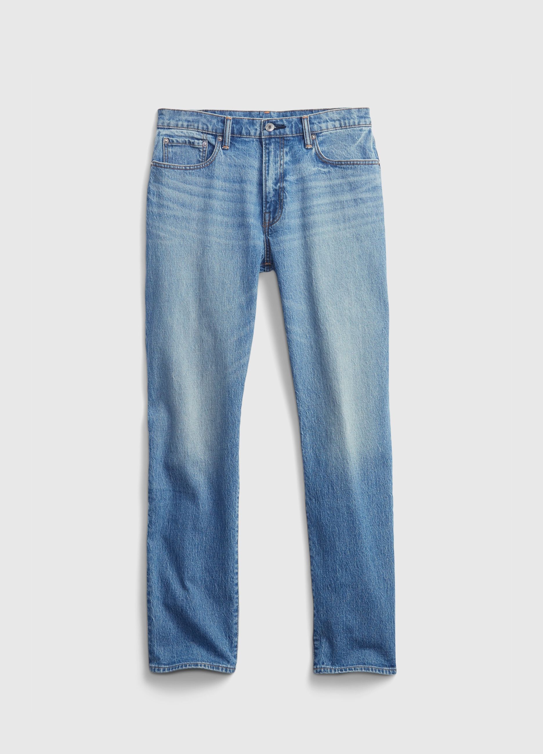 Jeans straight fit a vita media_4