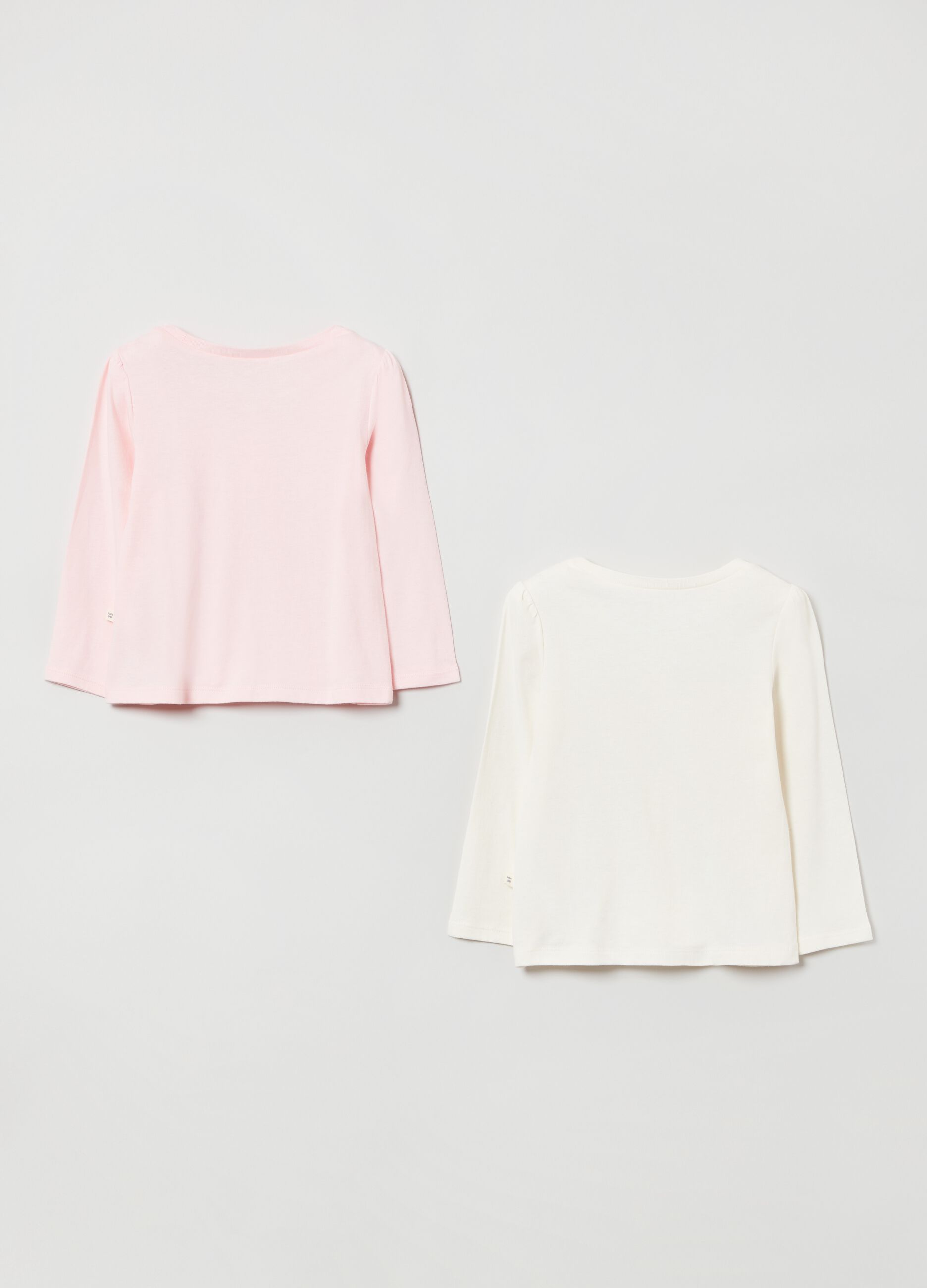 Bipack t-shirt in cotone con stampa logo_1