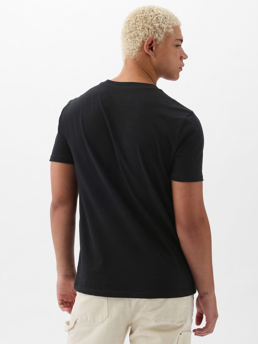 T-shirt in cotone con tasca Uomo_2