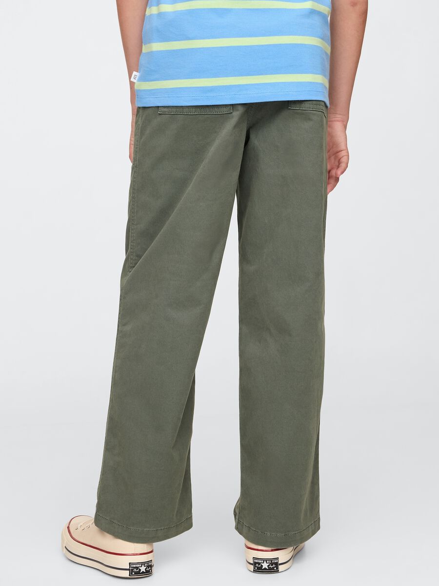 Boys' Green Cargo Trousers by GAP Kids Boy_2