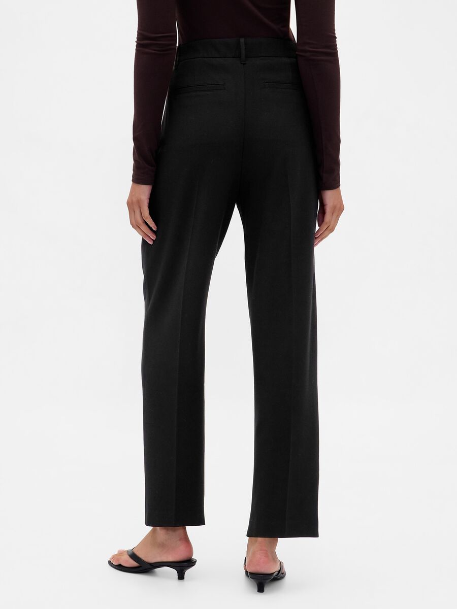 Pantaloni neri elasticizzati Donna_2