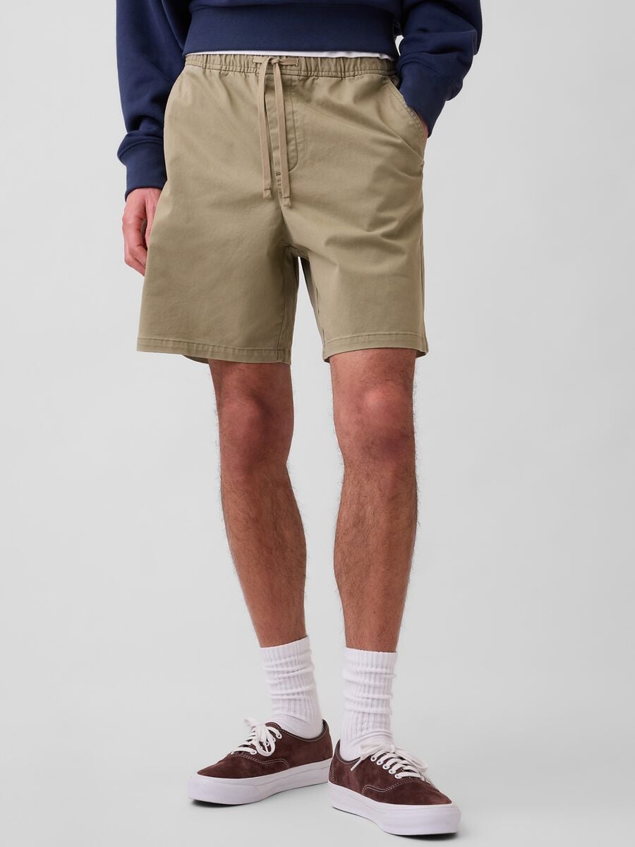 Stretch cotton shorts Man_1