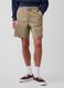Stretch cotton shorts_1
