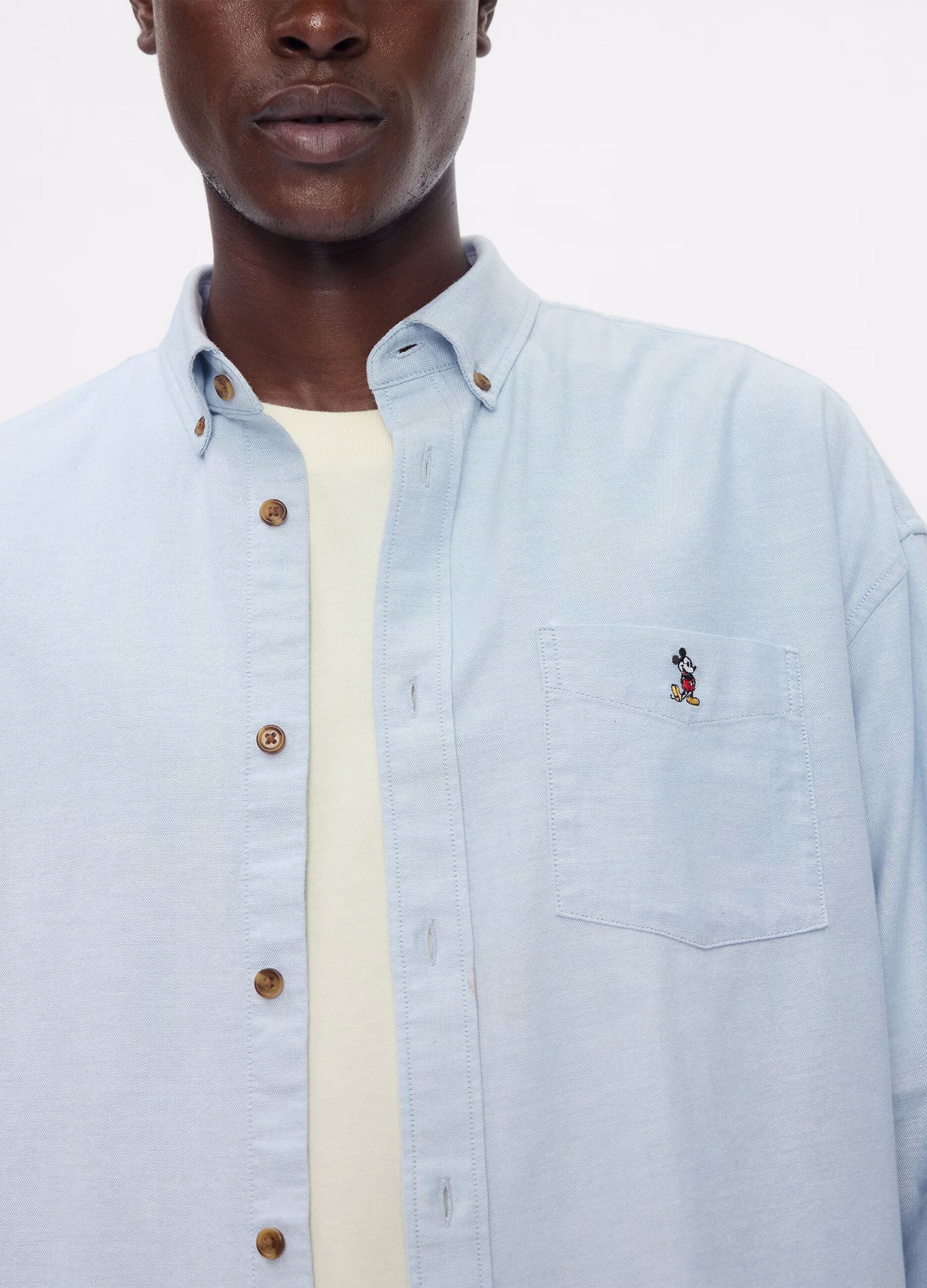 GAP x DISNEY oversized shirt with embroidery_4