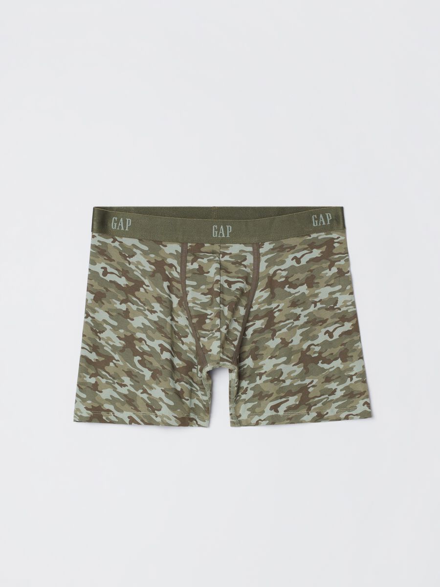 Three-pair pack stretch boxers with camouflage pattern Man_1