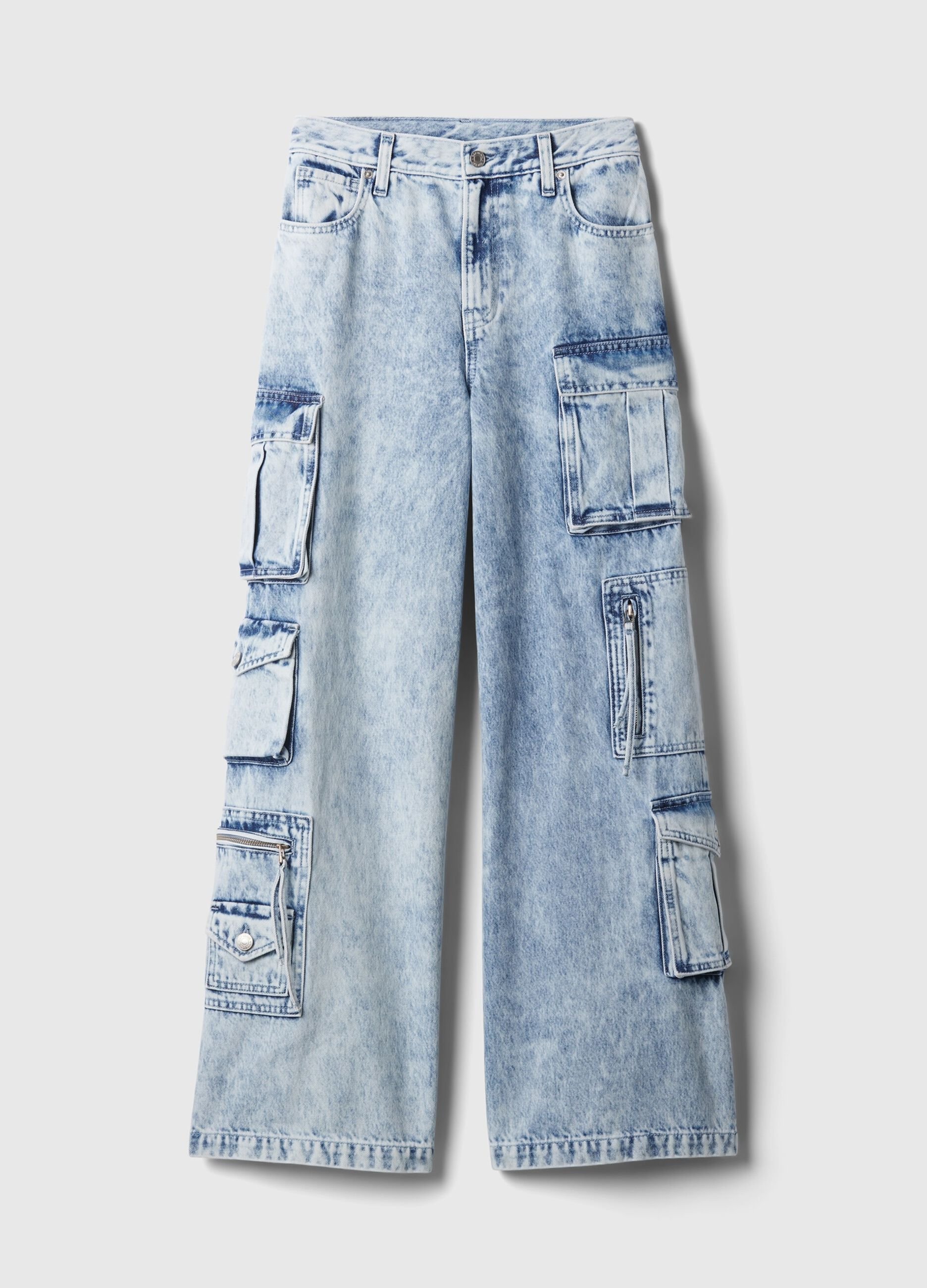 Jeans cargo baggy fit multitasche_5