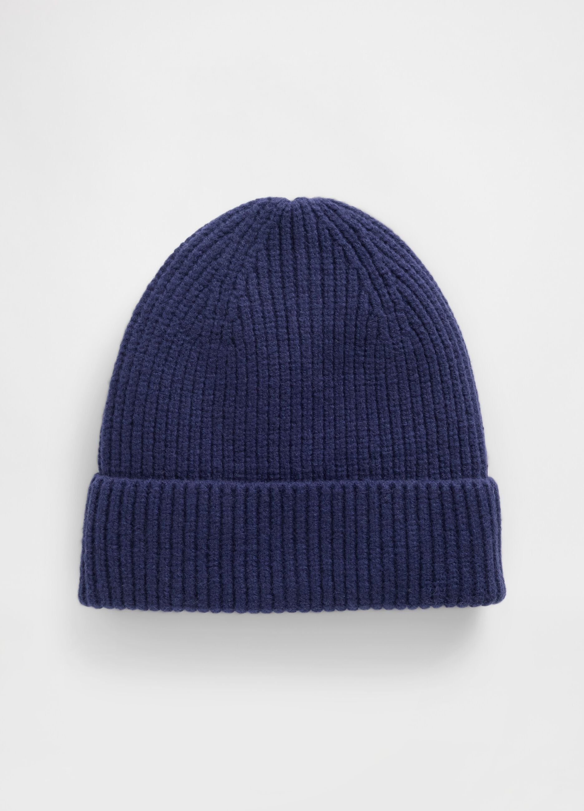 Beanie blu in misto cotone e acrilico