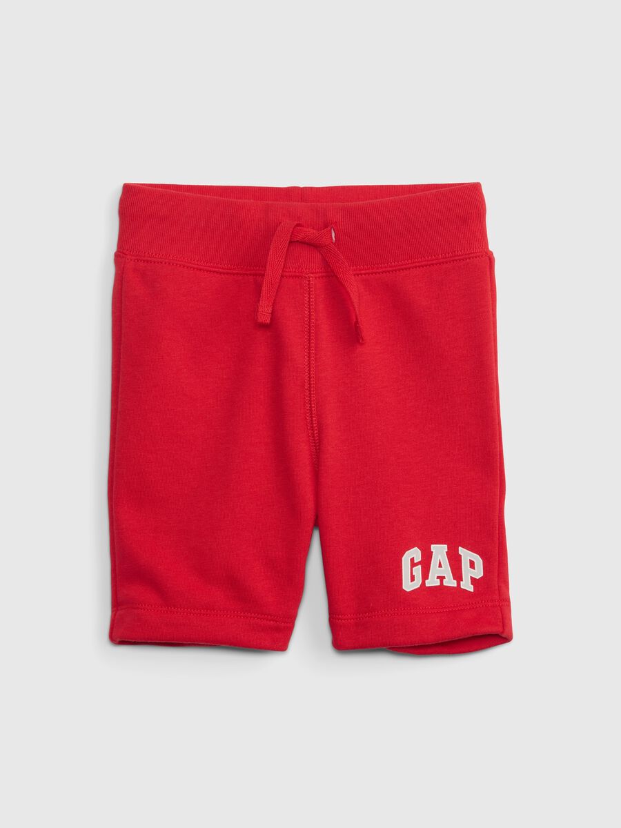 Shorts in French Terry with logo Newborn Boy_0