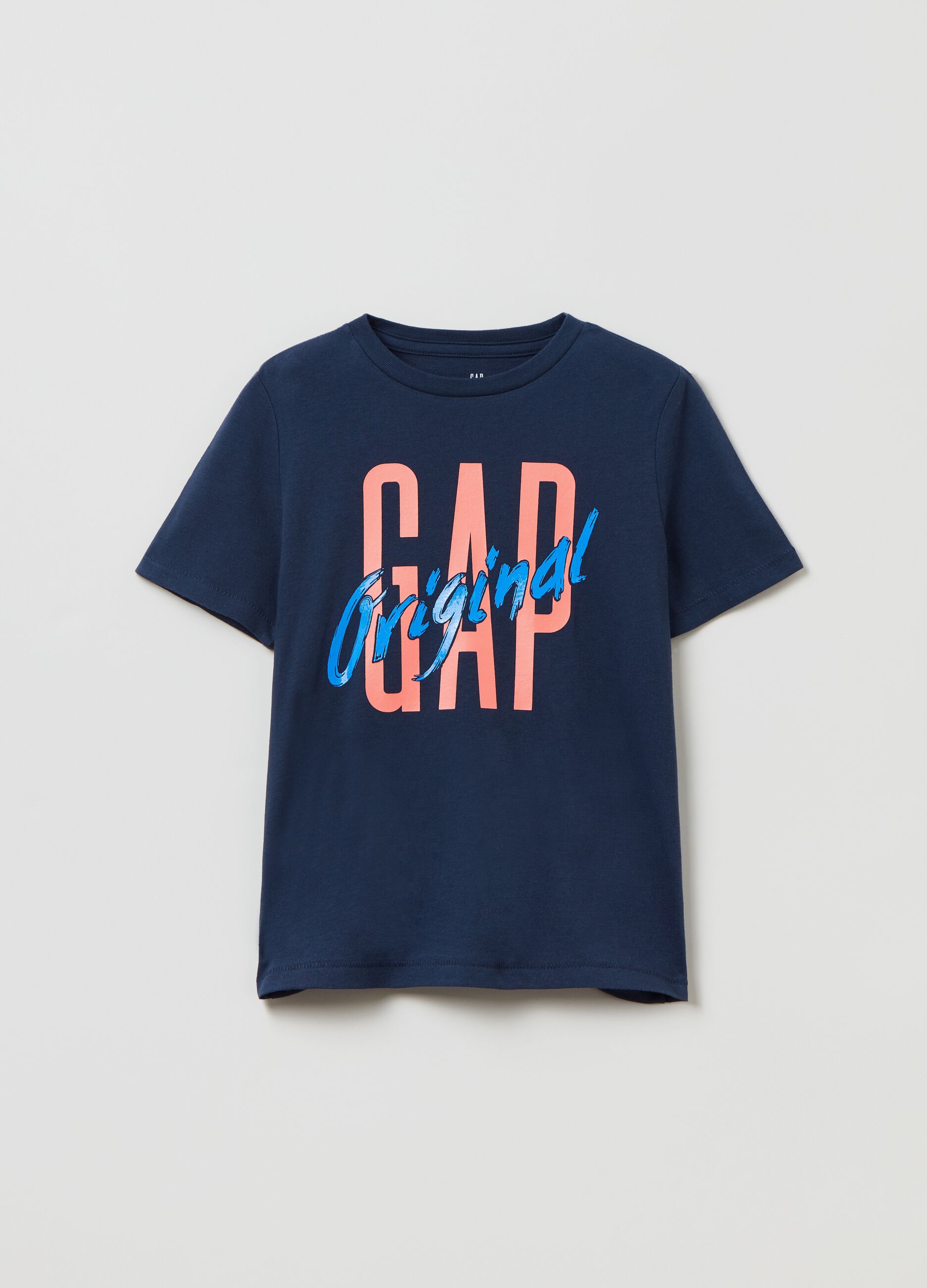 T-shirt in cotone con stampa logo