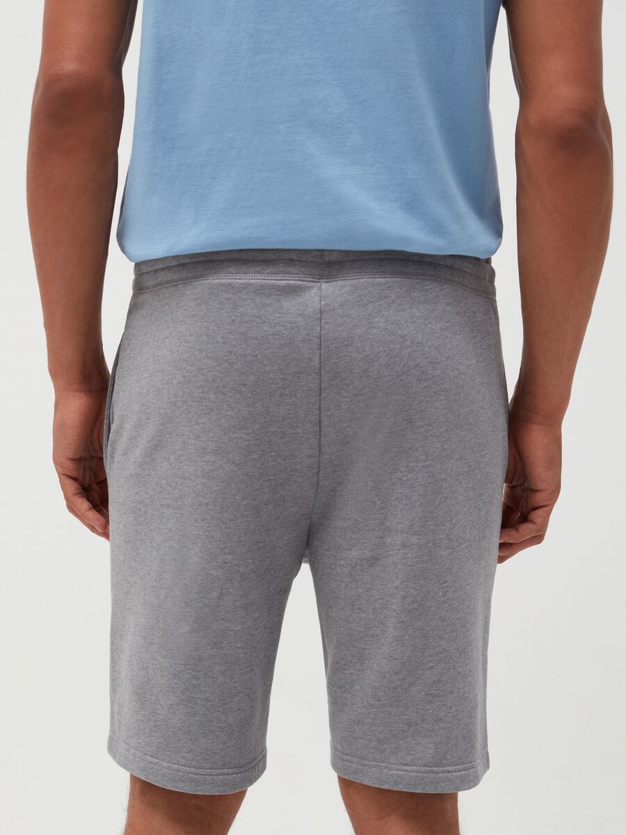 Two-pack plush Bermuda shorts Man_3