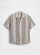 Camicia a righe in puro cotone_3
