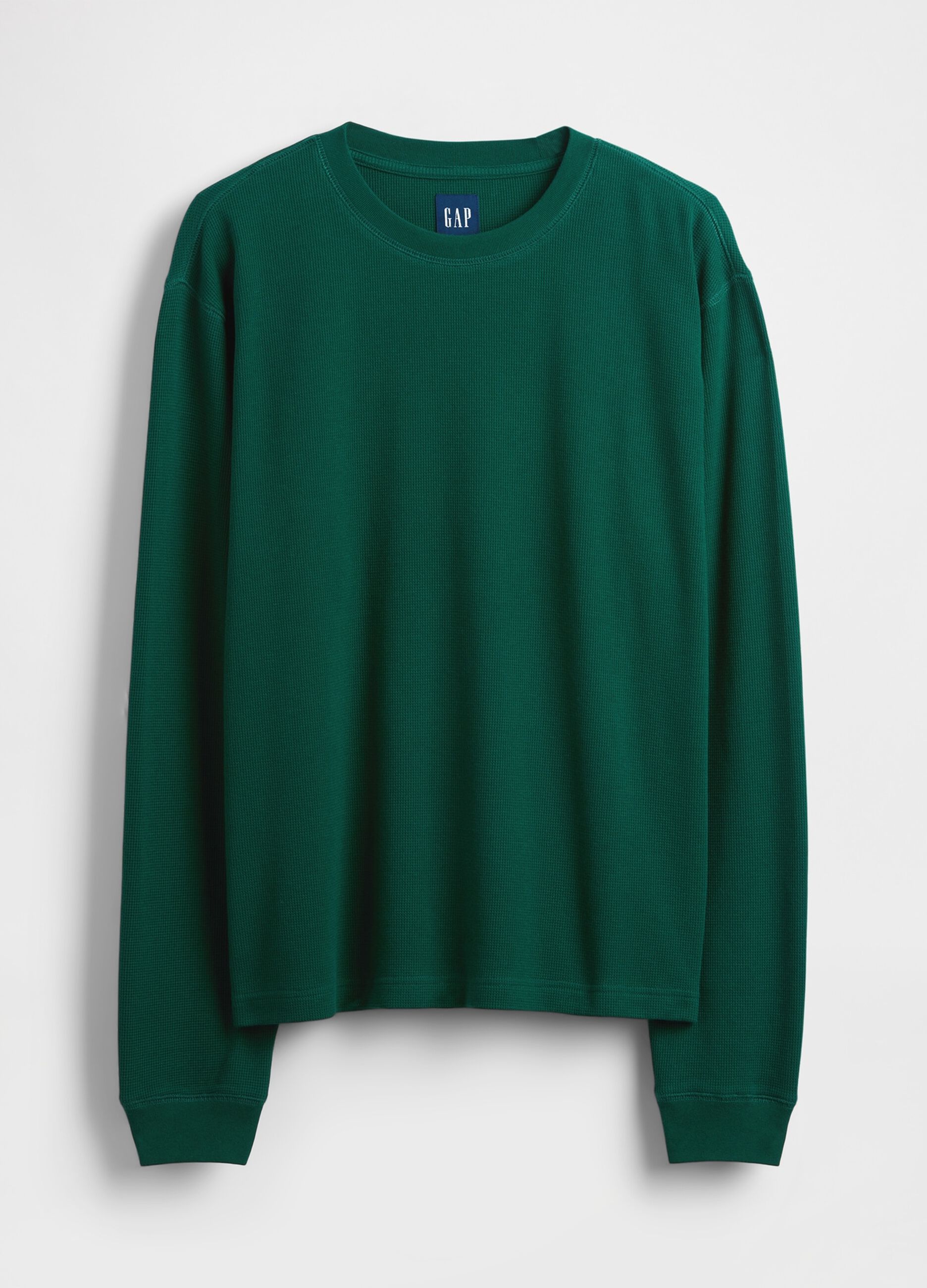 Green Stretch Long Sleeve Top