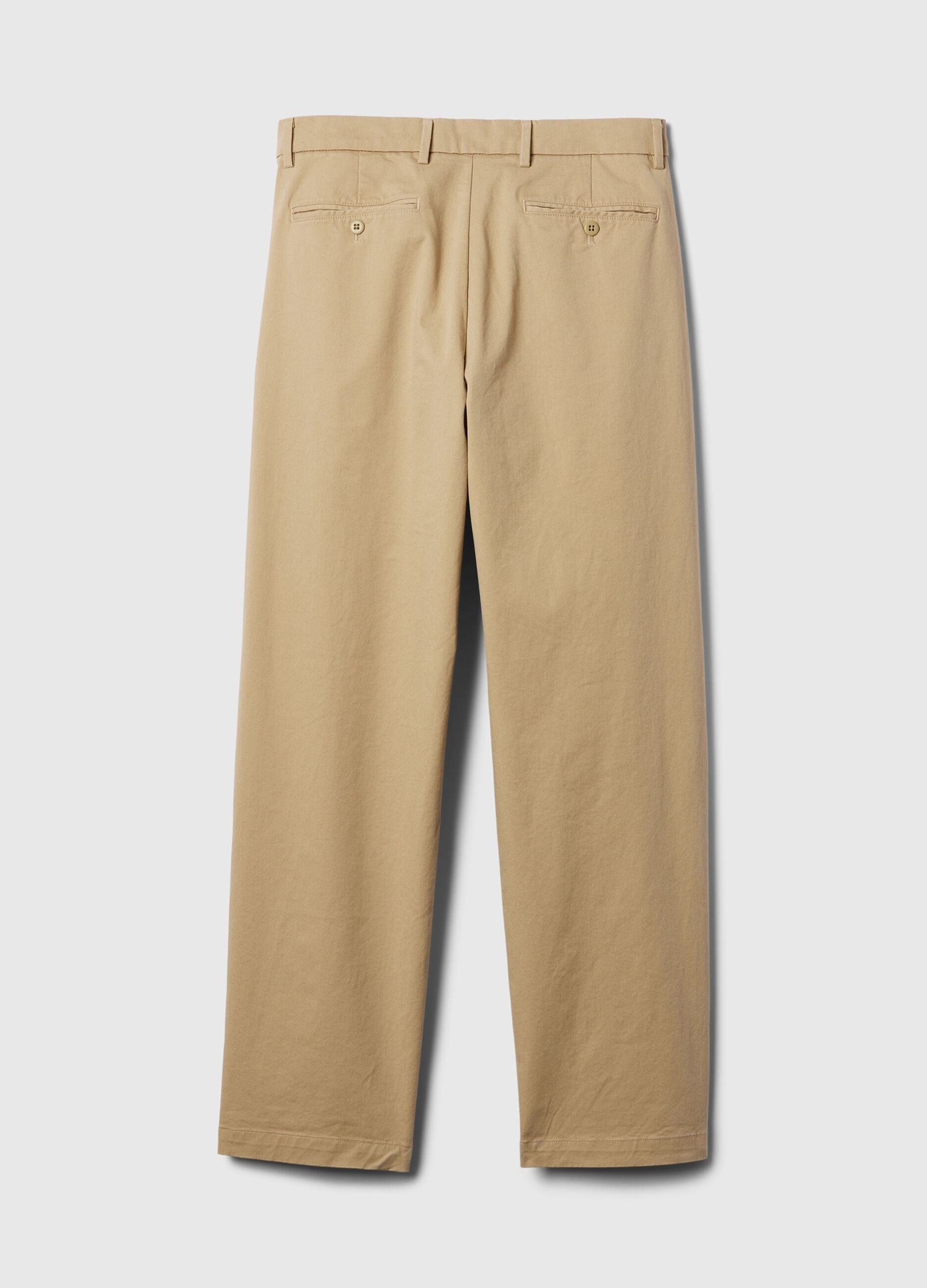 Pantalone baggy fit in cotone stretch_4