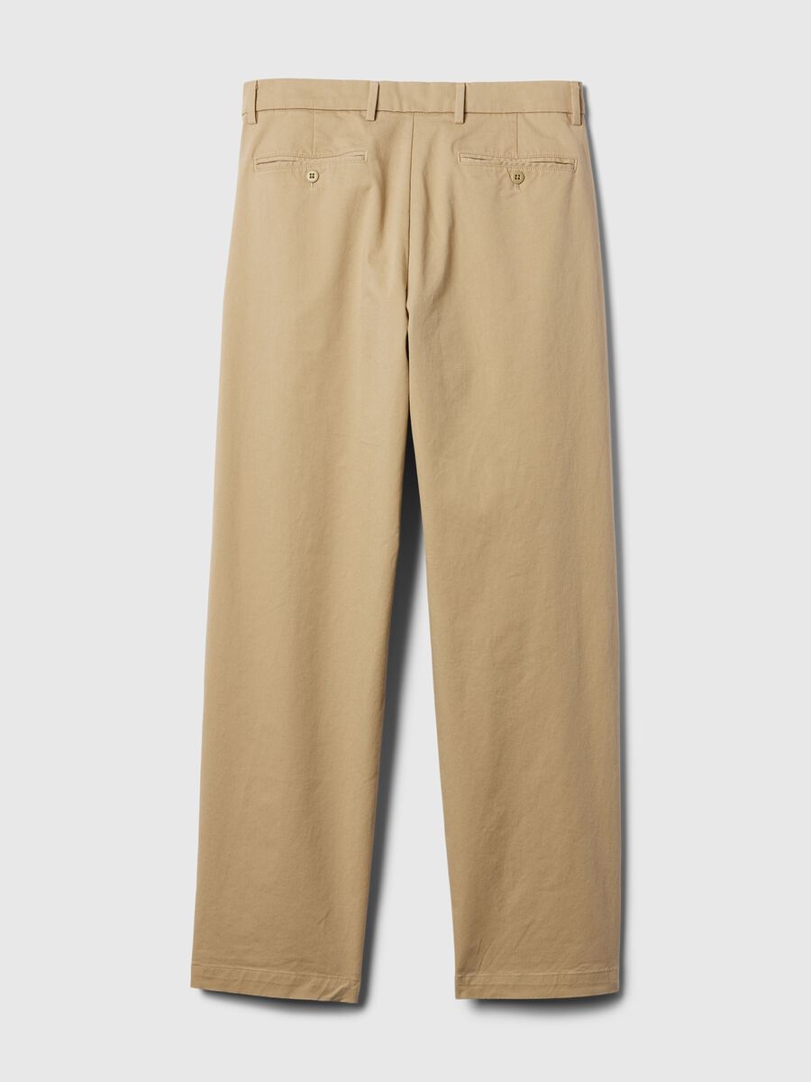 Baggy-fit trousers in stretch cotton Man_4