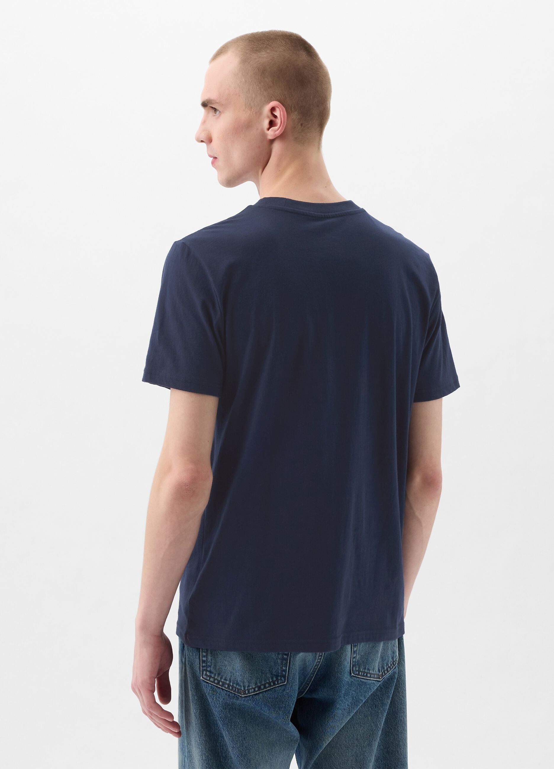 Cotton T-shirt with pocket