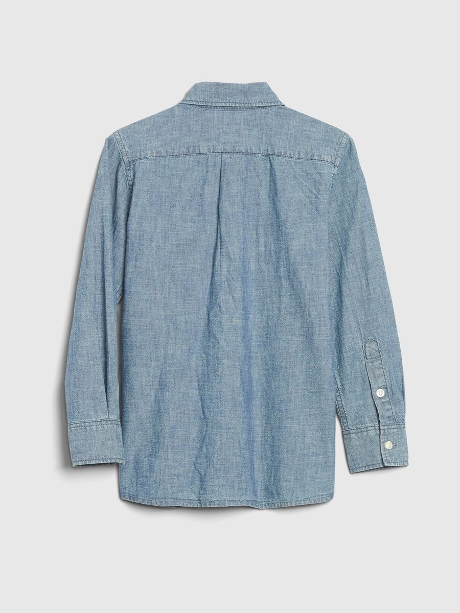 Cotton chambray shirt Boy_1