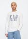 White long sleeve T-shirt with Gap logo_0