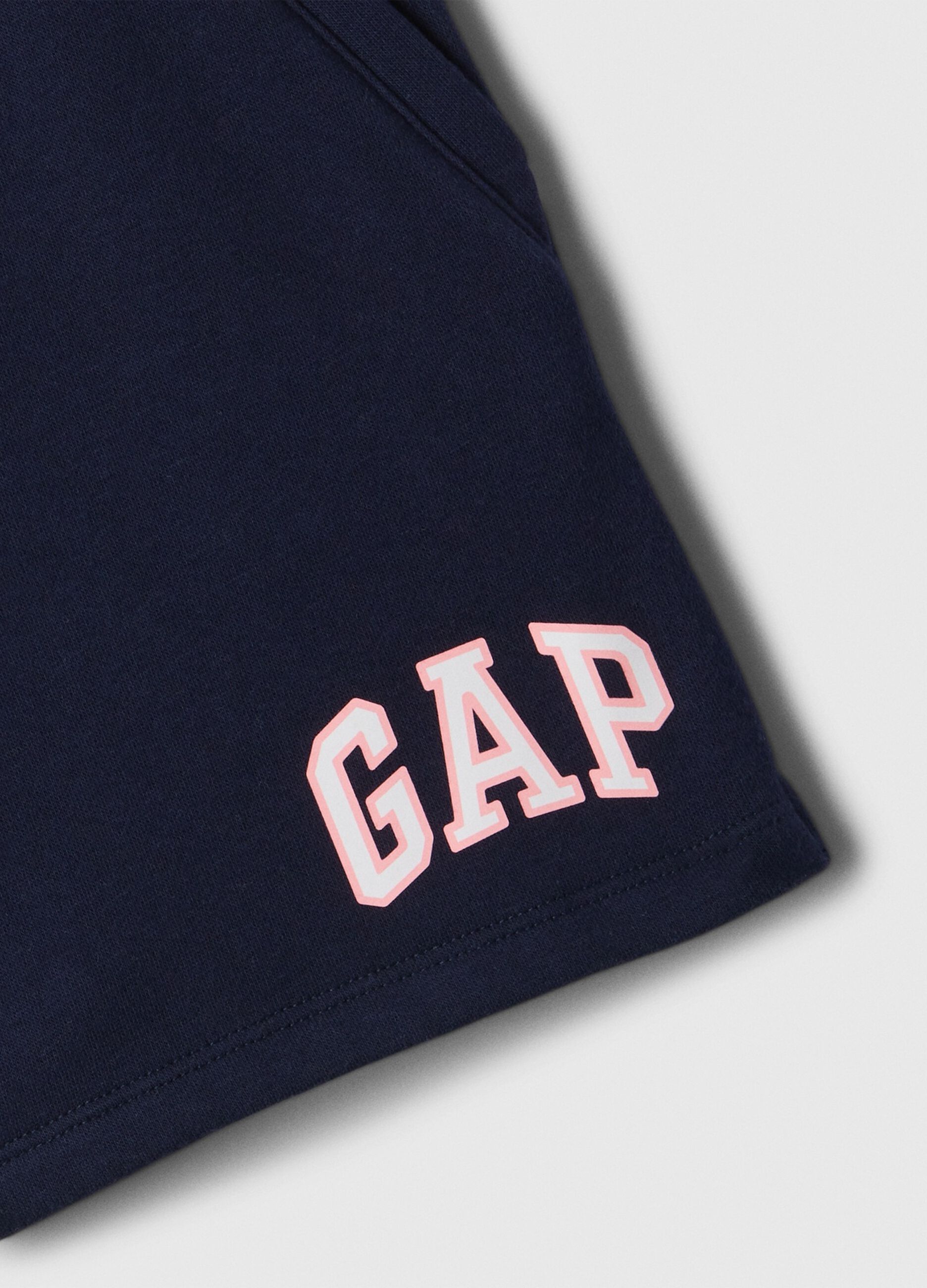 Shorts in French Terry stampa logo_2