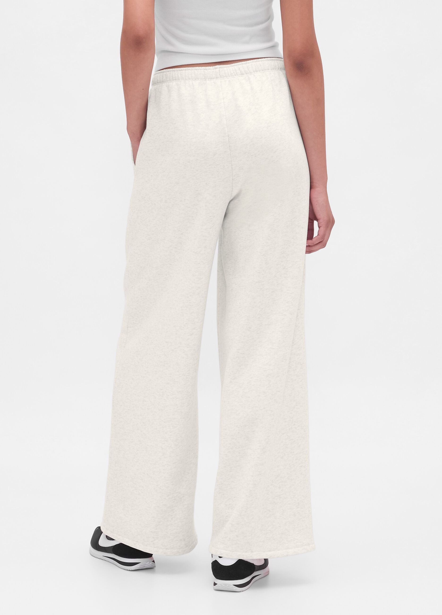 Pantaloni bianco in misto cotone_2