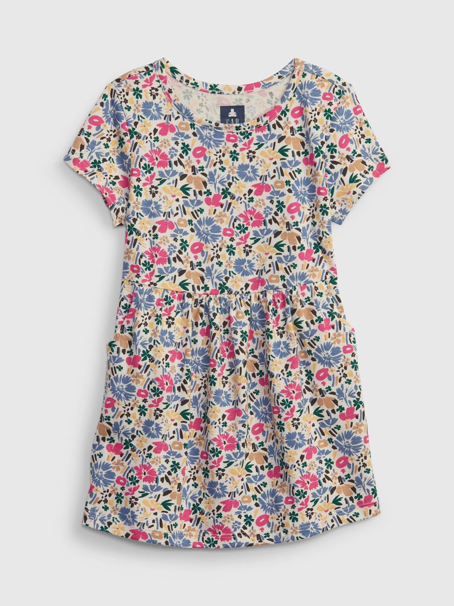 Vestito floreale con tasche Bimba_0