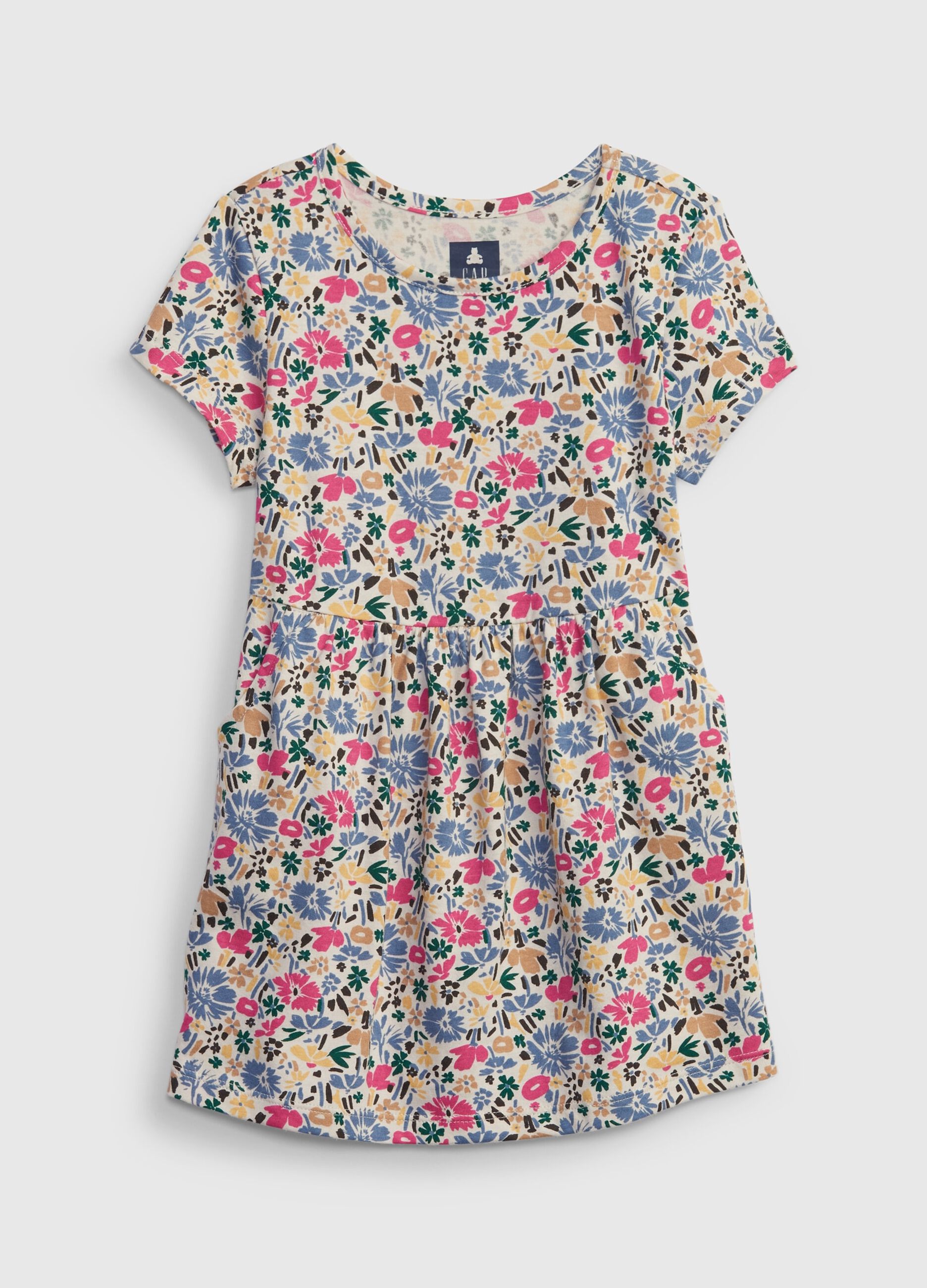 Floral dress with pockets