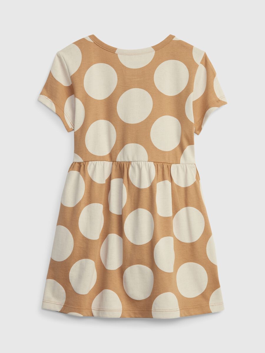 Dress with polka dot print Toddler Girl_1