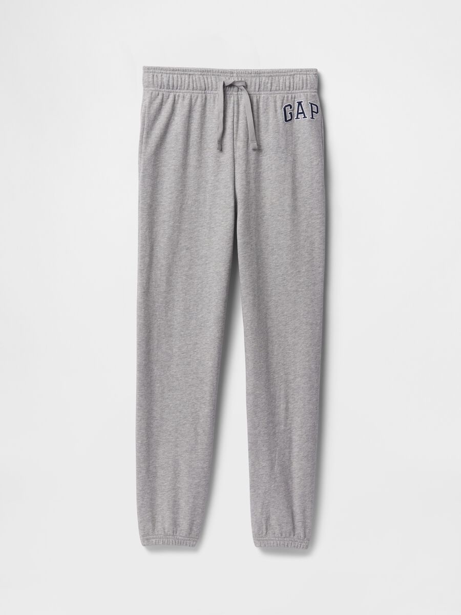 Pantaloni grigi per ragazzi in misto cotone Bambino_4