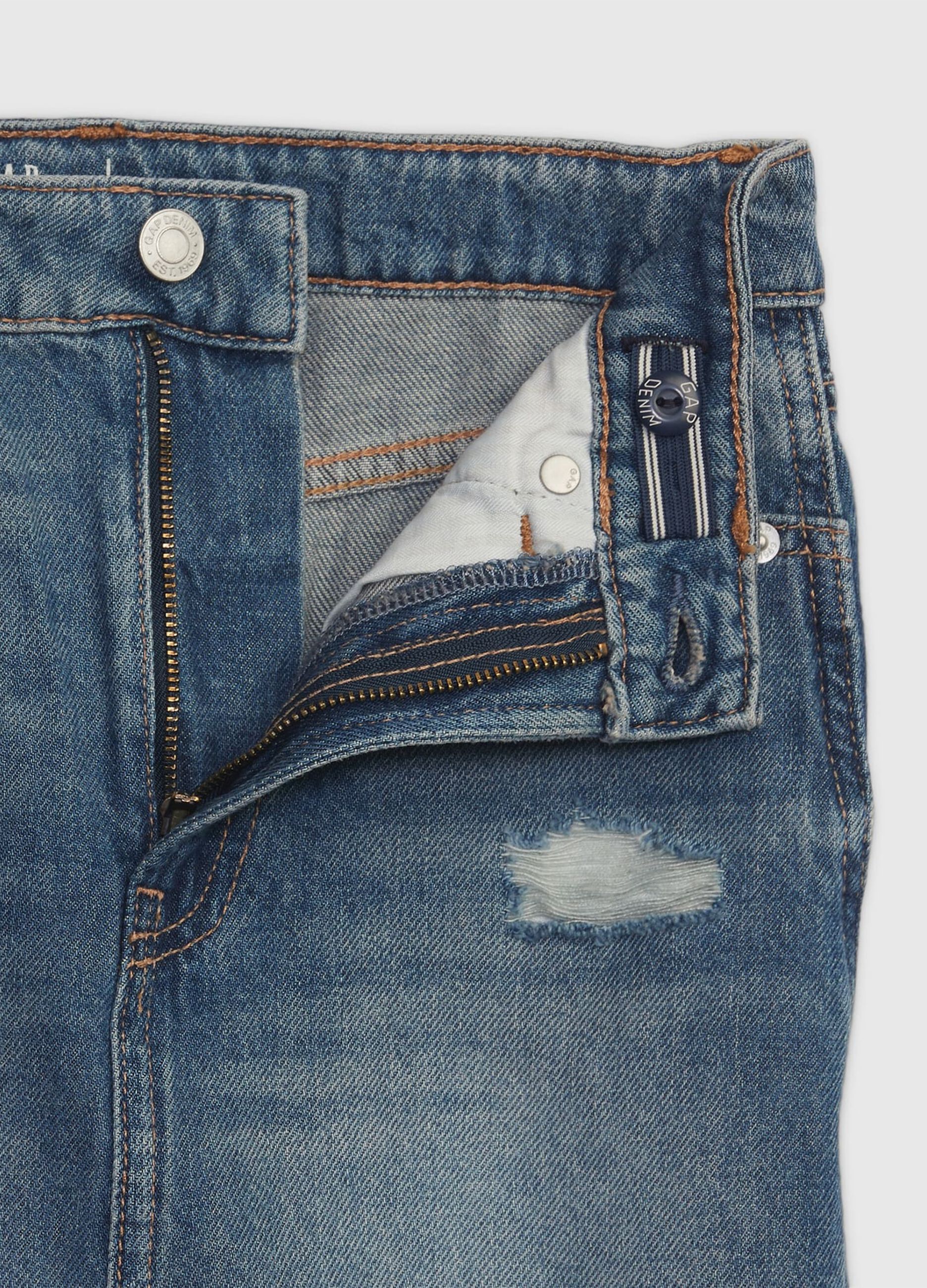 Gonna in denim effetto distressed_2
