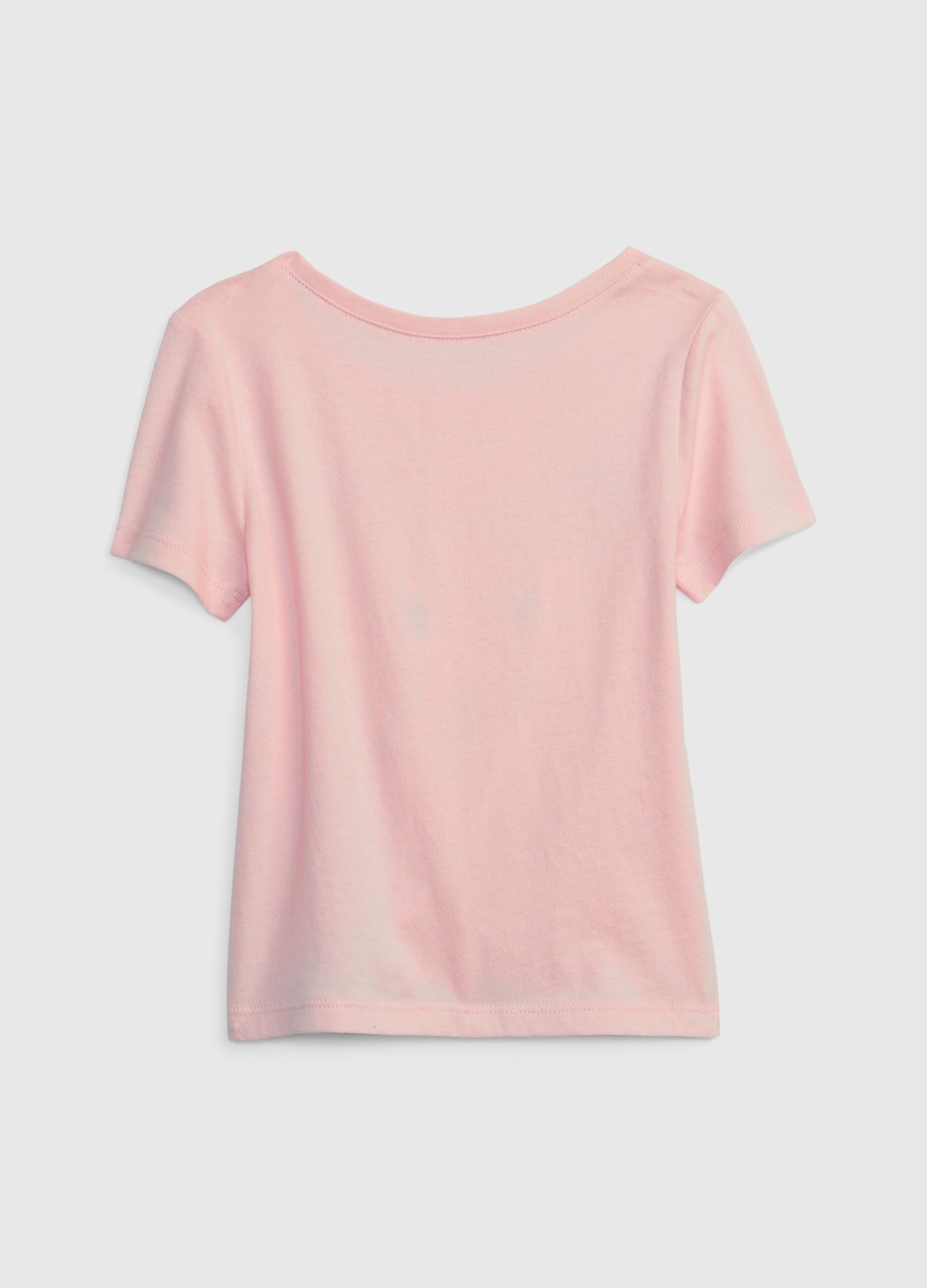 T-shirt con stampa leopardo e logo_1