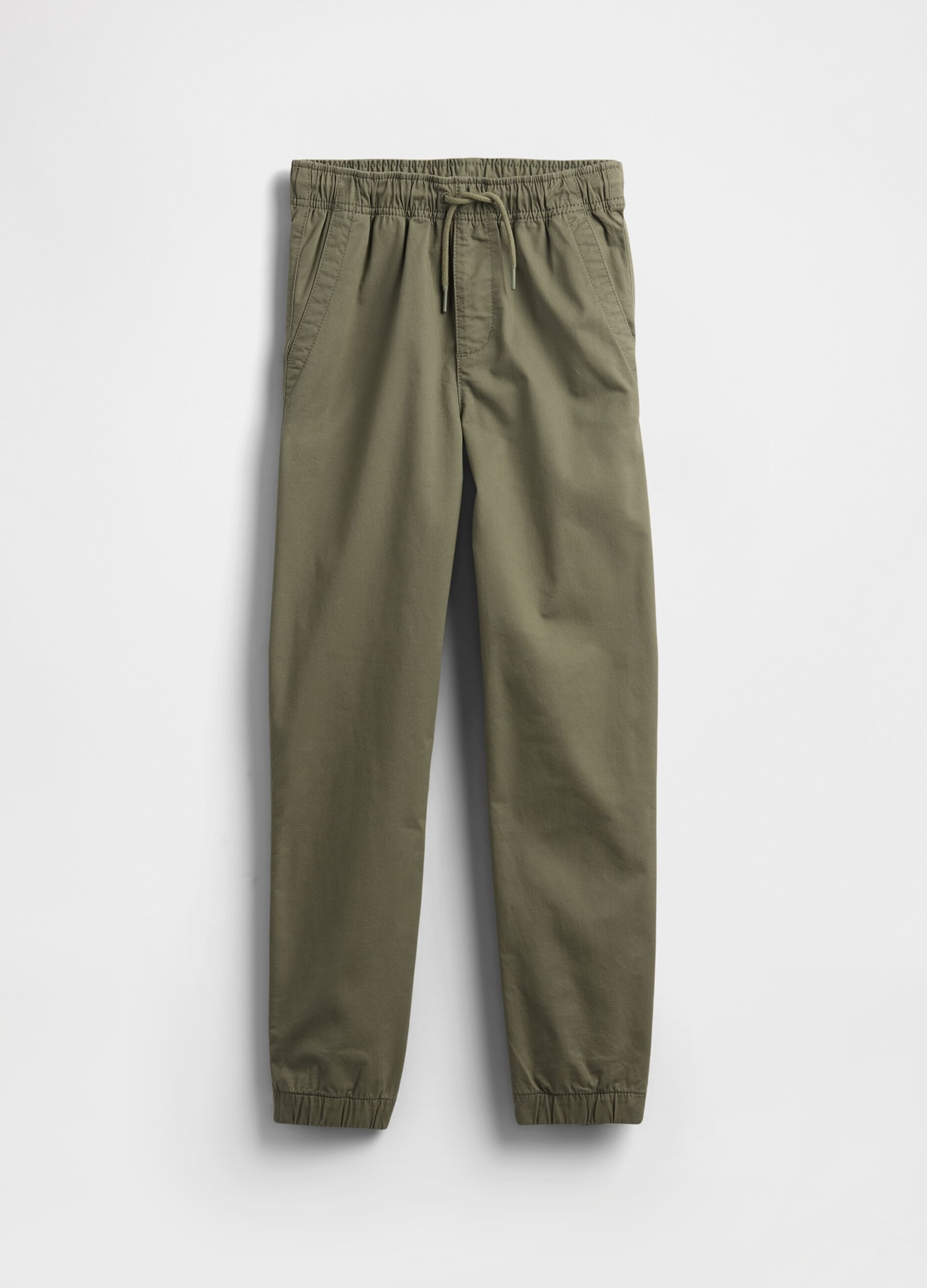 Pantaloni beige elasticizzati per bambino_4
