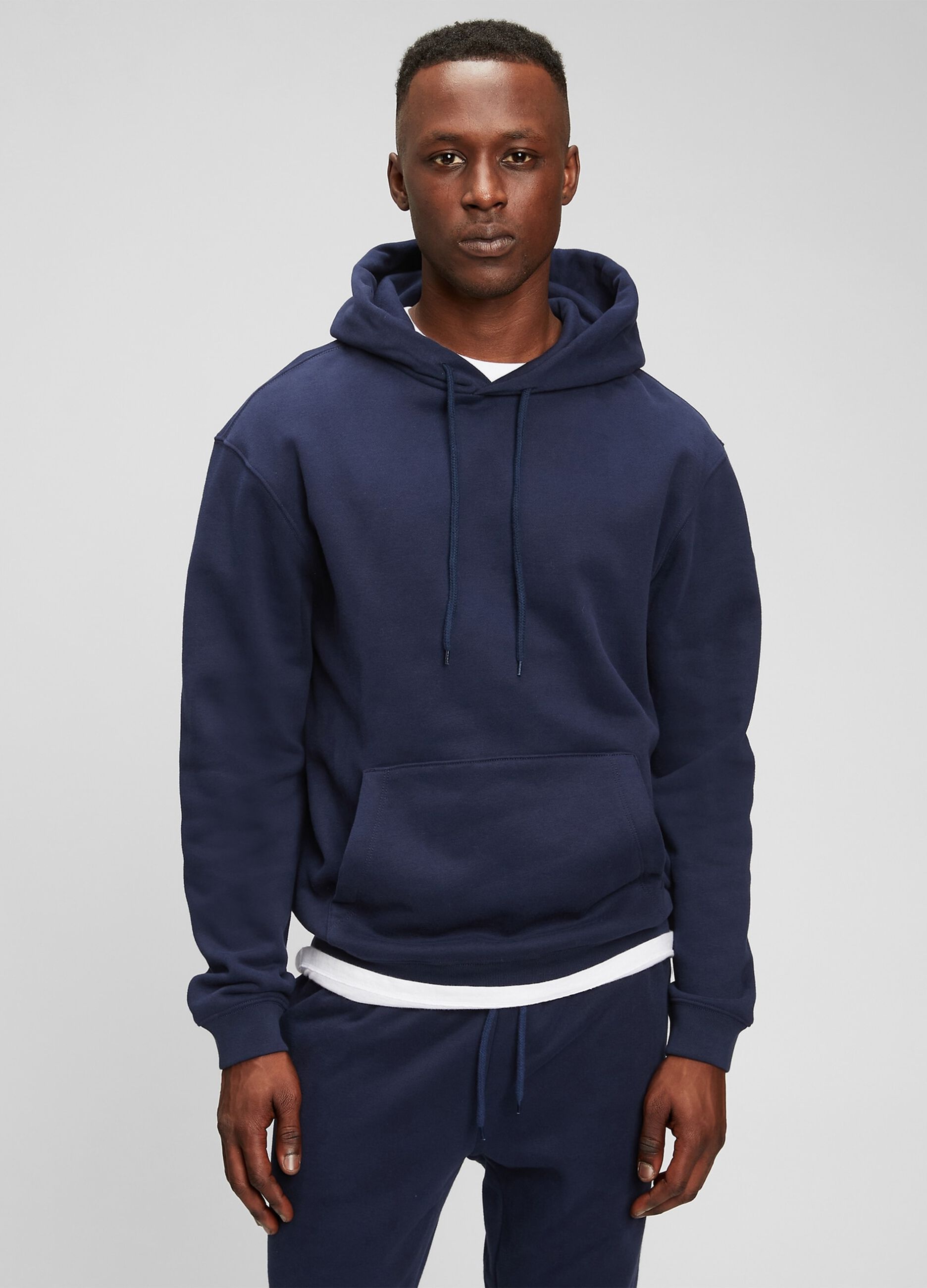 Solid colour hoodie