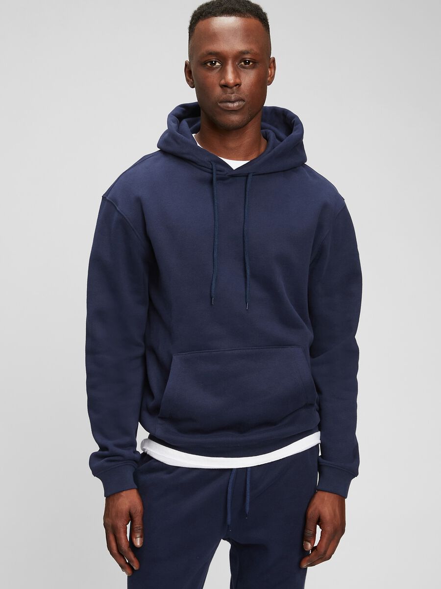 Solid colour hoodie Man_0