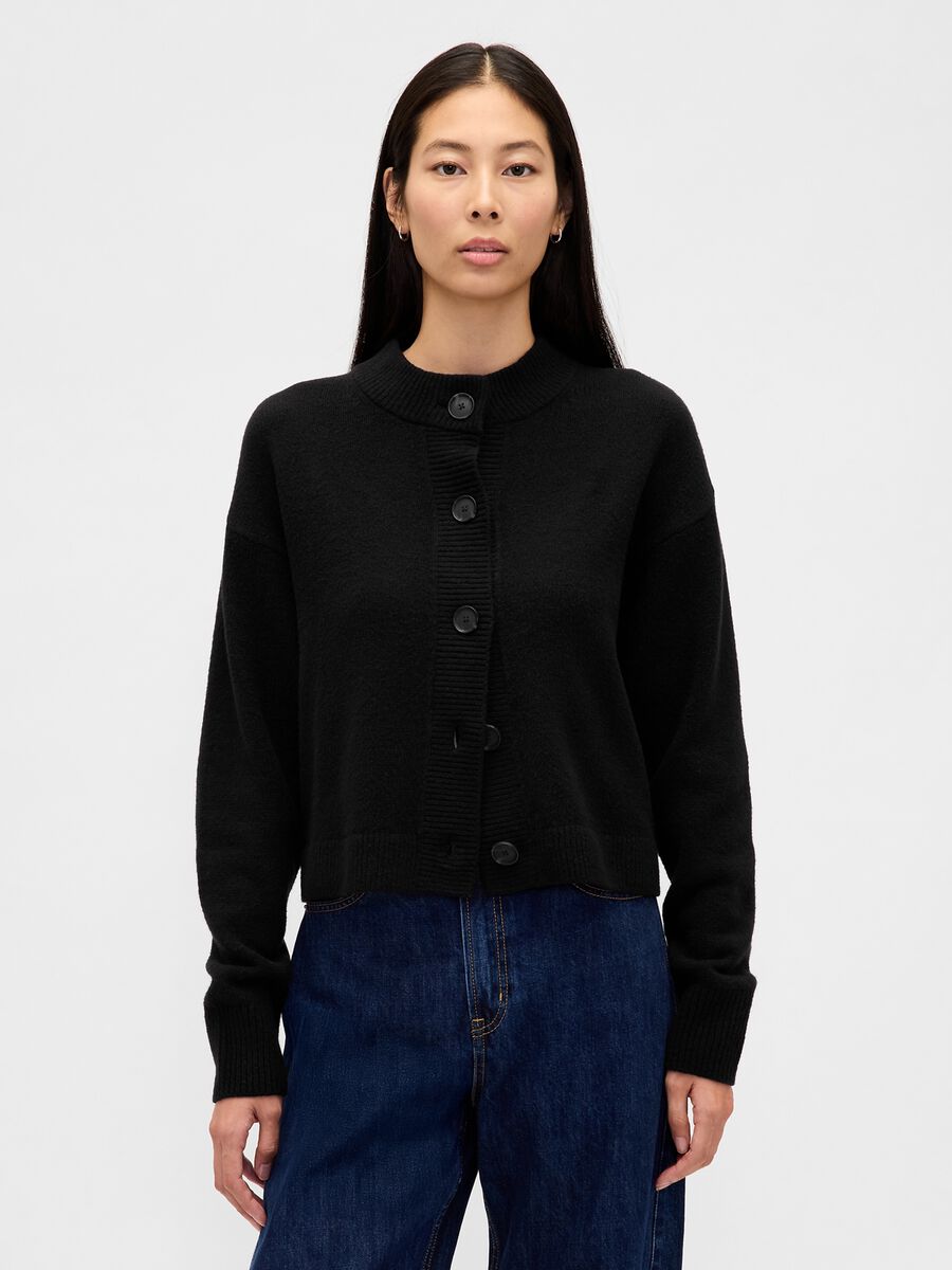 Cardigan CashSoft in misto cotone e acrilico Donna_0