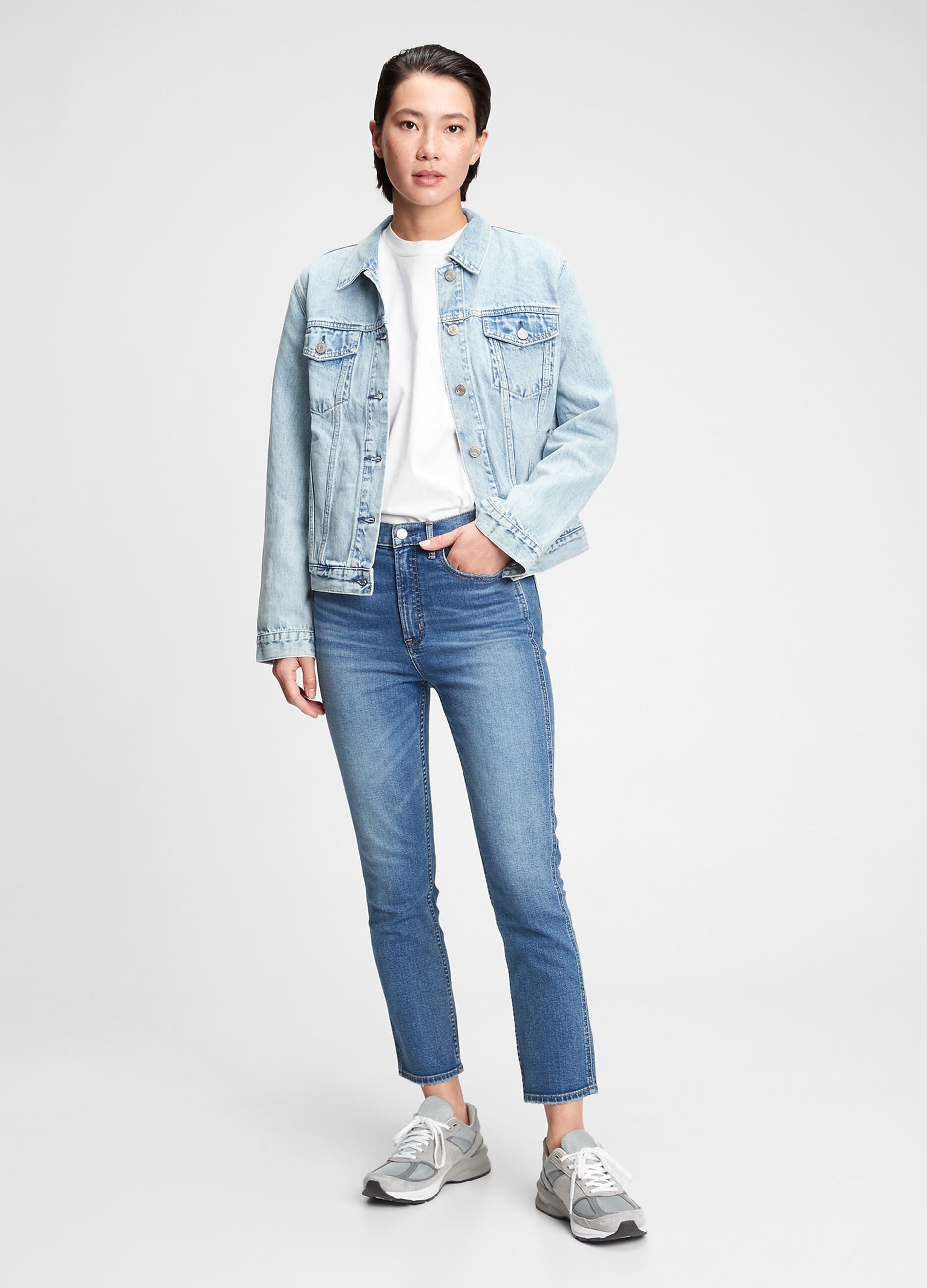 Slim-fit ankle jeans