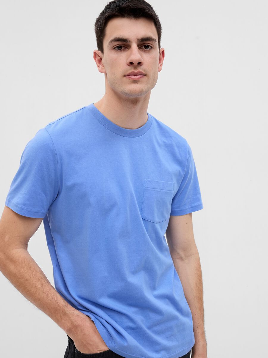 Organic cotton T-shirt with pocket Man_0
