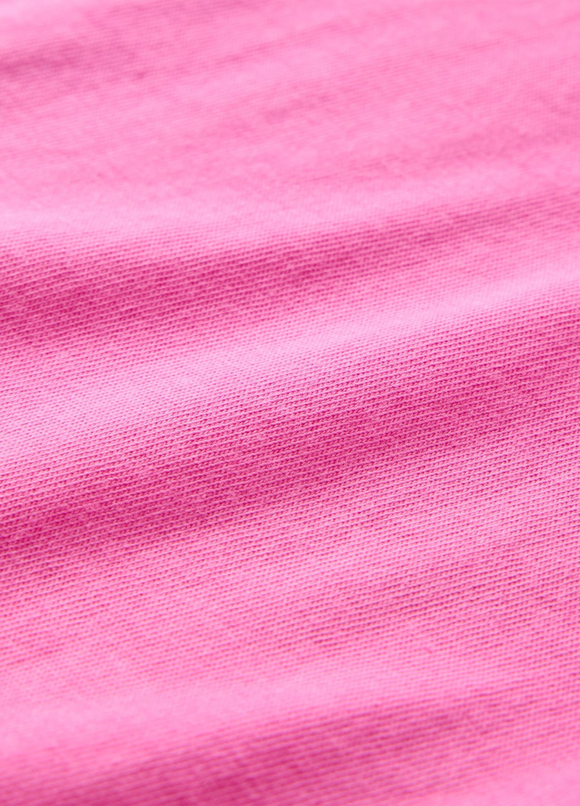 T-shirt rosa a maniche corte_4