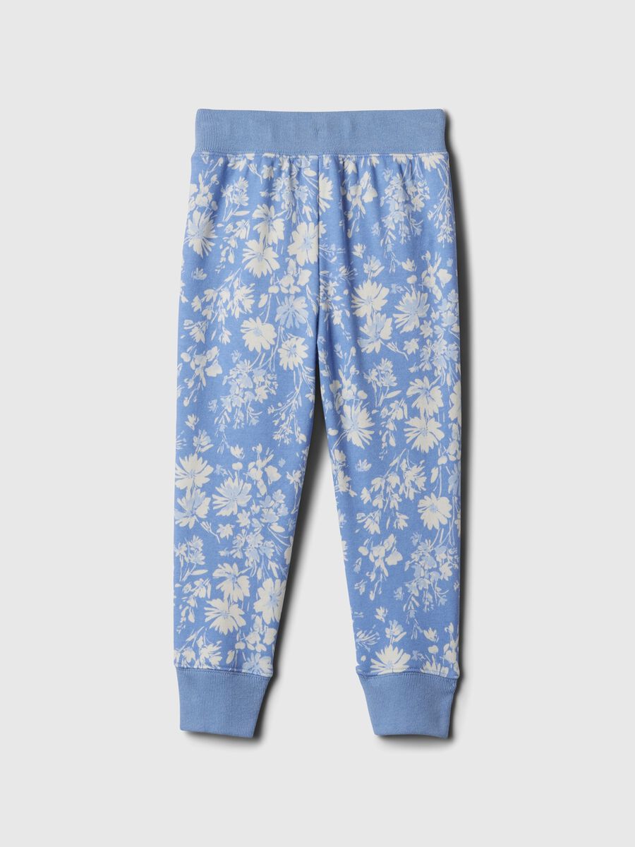 Joggers floreale con ricamo logo Bimba_1