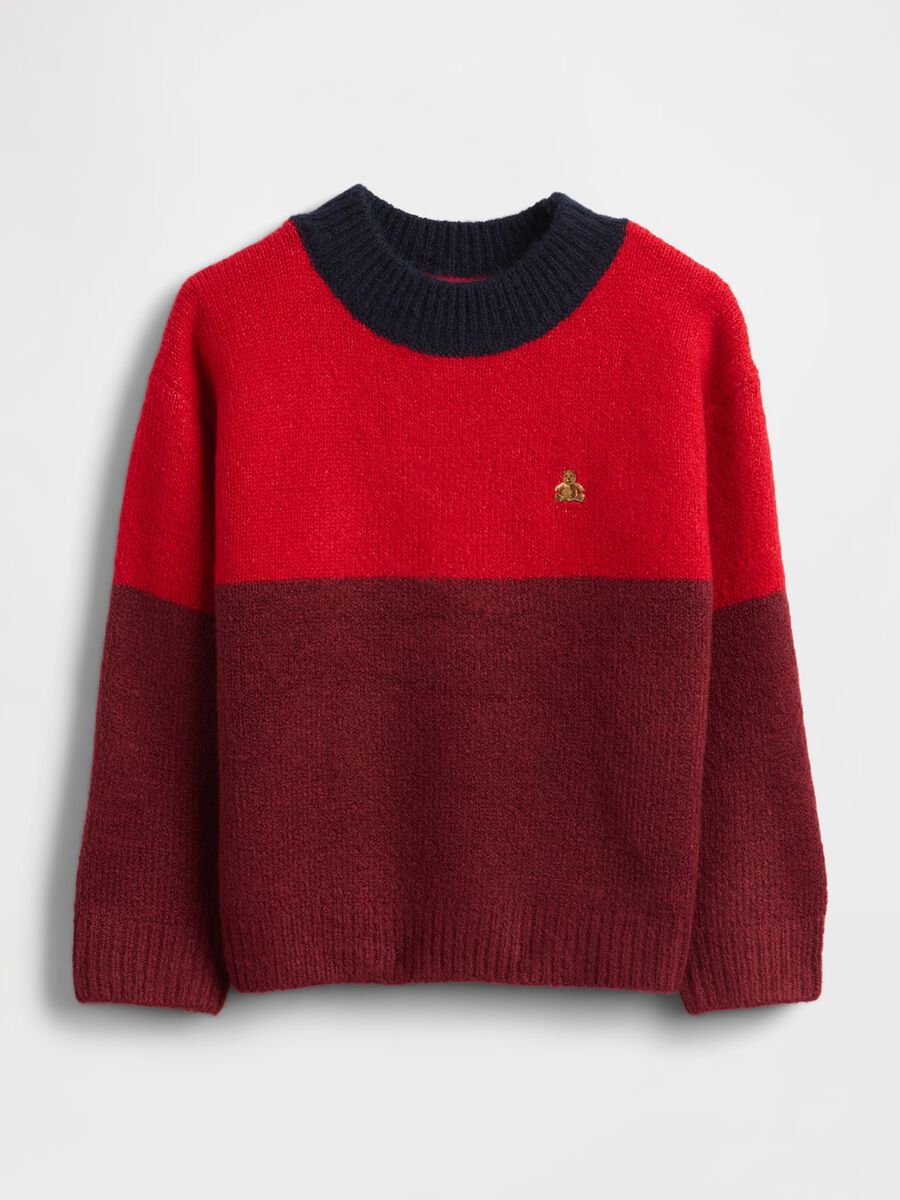 Maglione rosso e marrone per bambino Bimbo_0