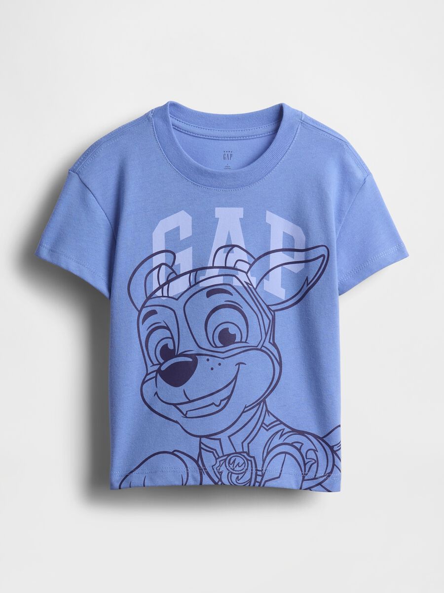 T-shirt blu con stampa personaggio GAP Baby Boy_0