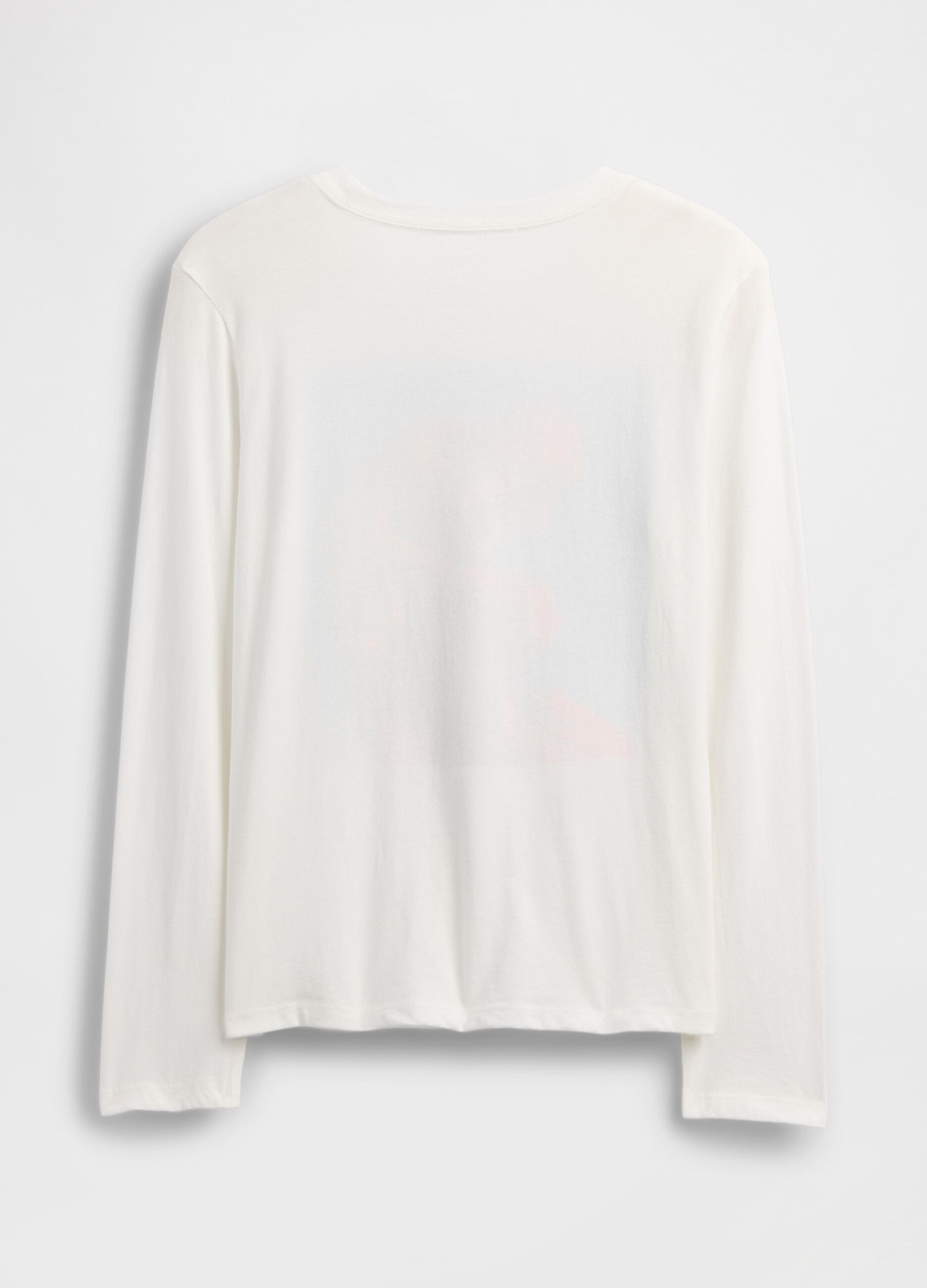 Maglia bianca a maniche lunghe in cotone_1