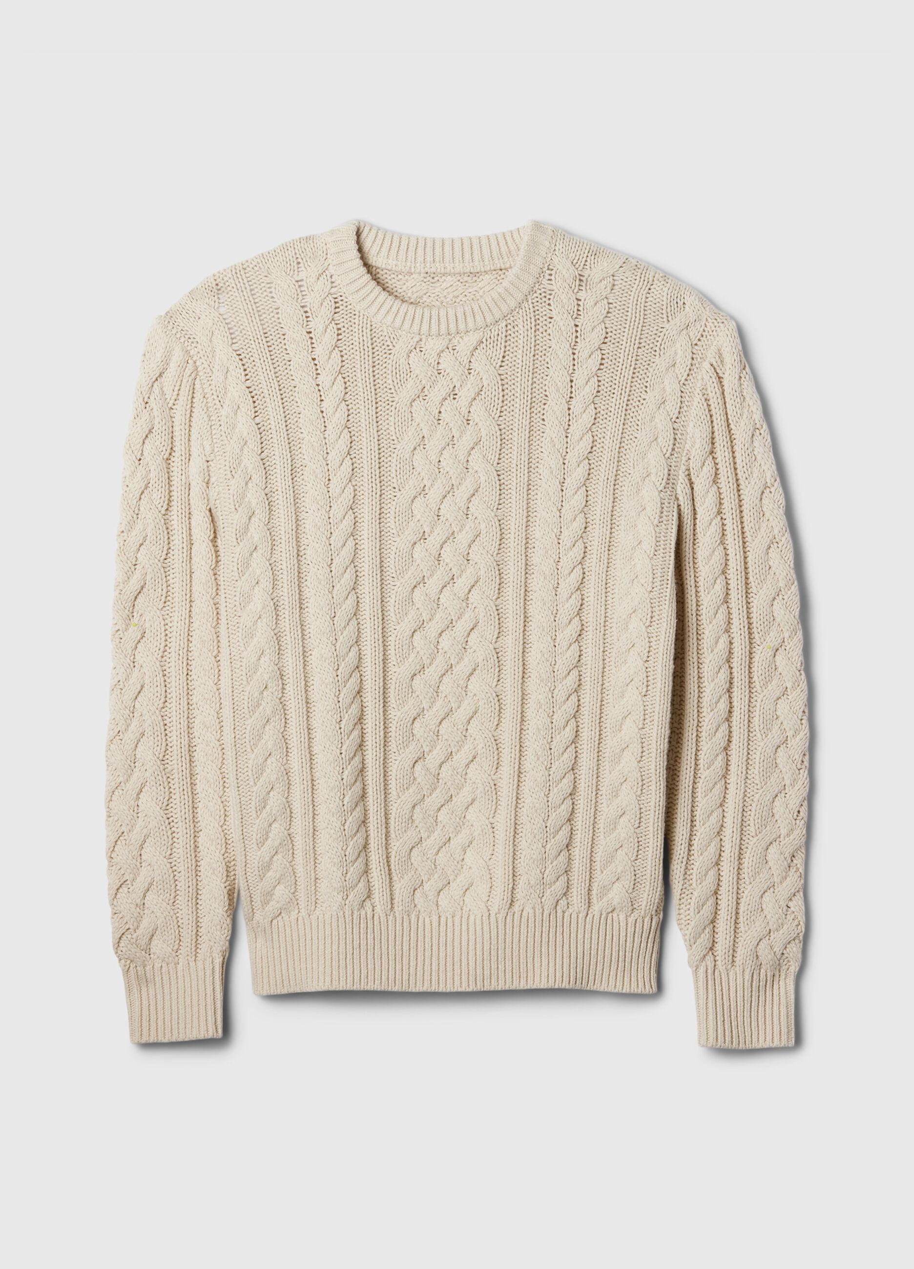 Pullover with cable-knit design_3