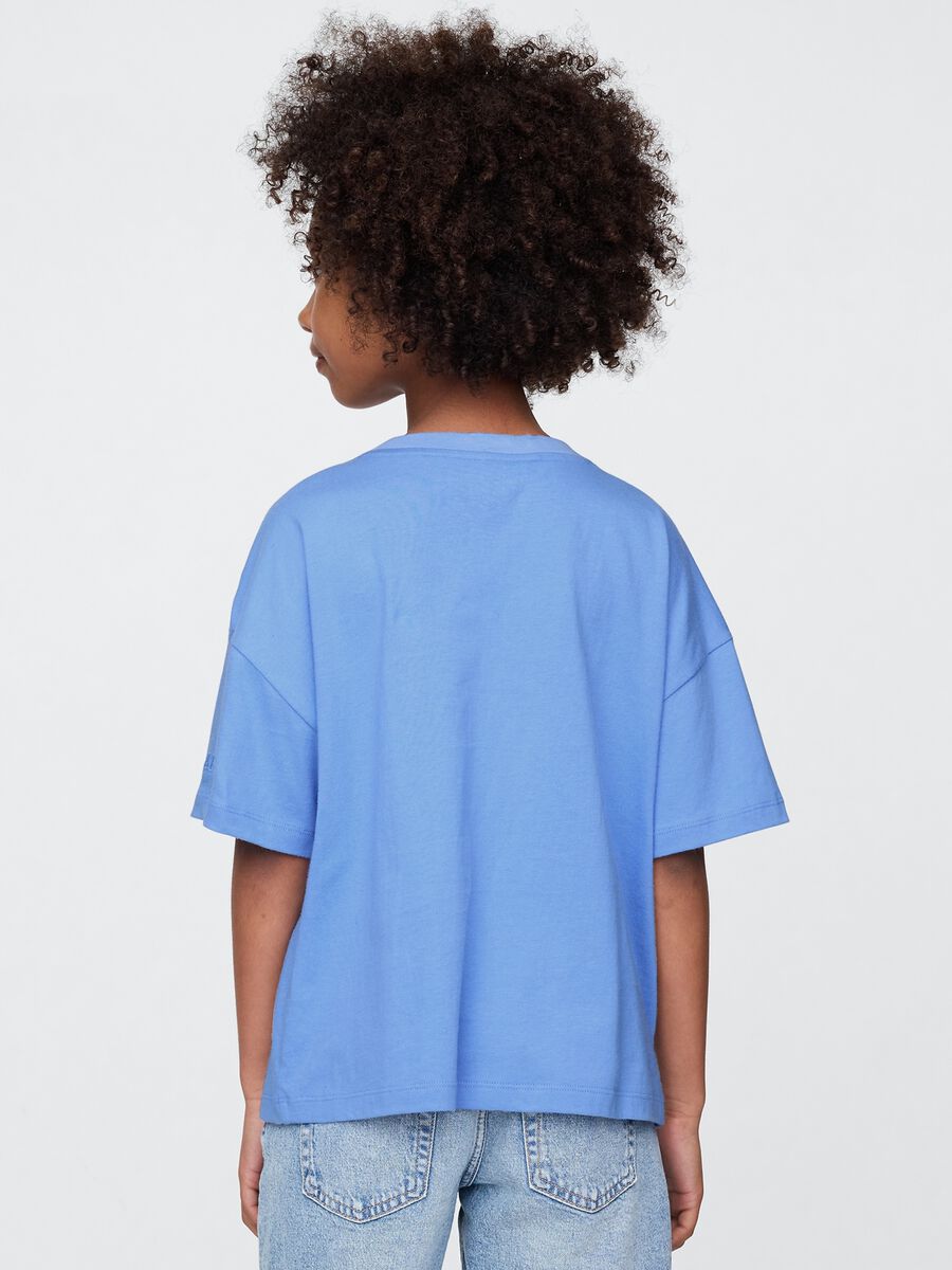 T-shirt a maniche corte blu GAP Kids Bambina_1