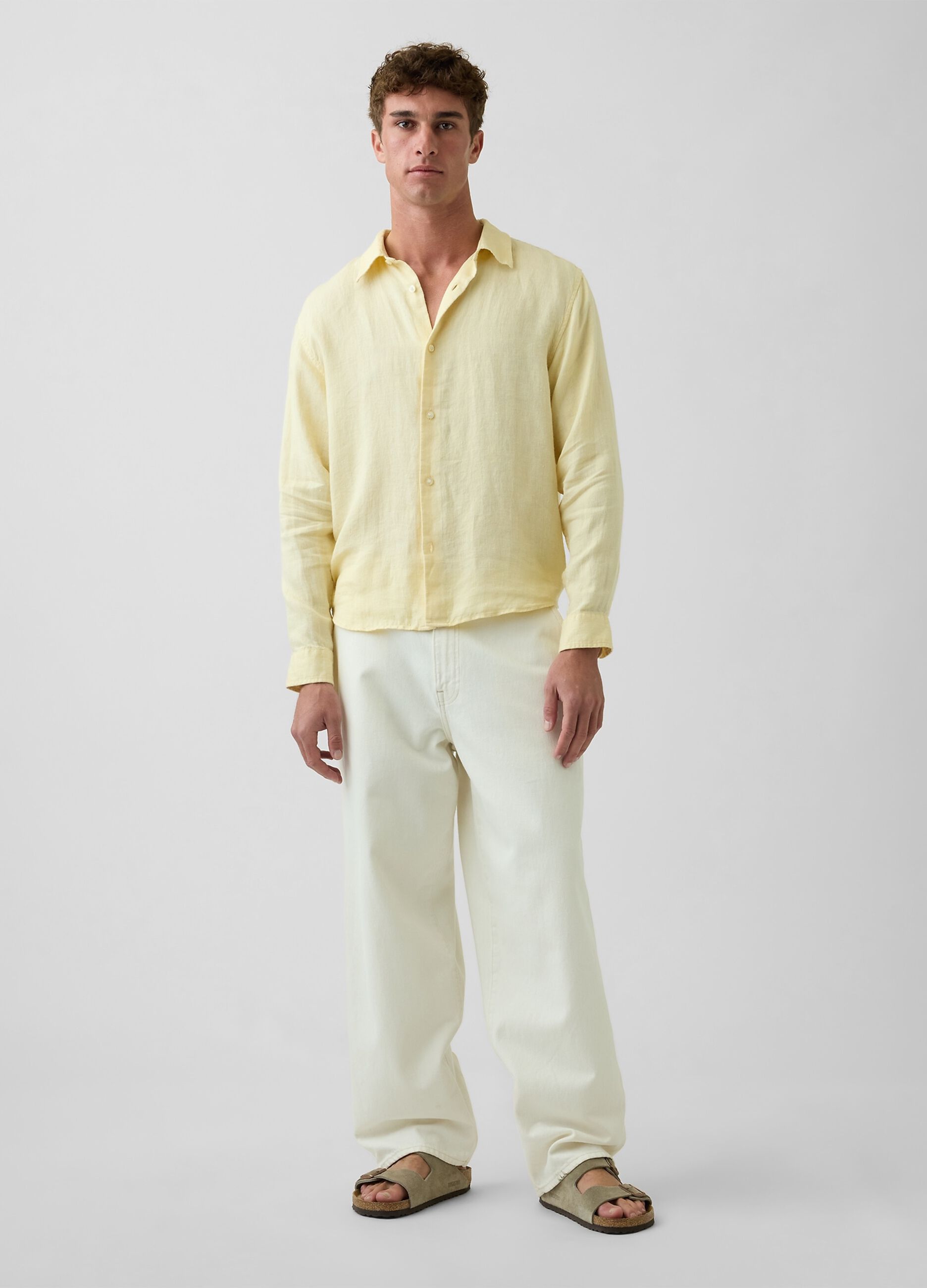 Camicia in puro lino